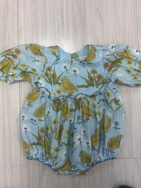 Pink Chicken Chicken Bubble Romper